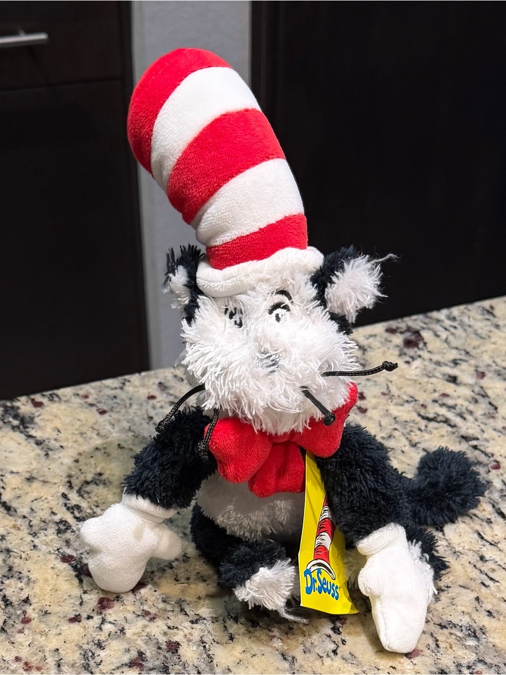 Dr. Seuss Red & White Striped Hat Cat in the Hat Plush